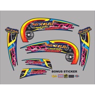SCOOPY STICKER STRIPING VARIATIONS - BABYLOOKS STYLE. THAILOOK BABYLOOKS MOTHAI MOTOR STRIPING