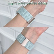 【🎉Spot】[Light Mint] Fashion Casual Strap app-le iWatch S9/S10 Woven Silicone Watch Strap