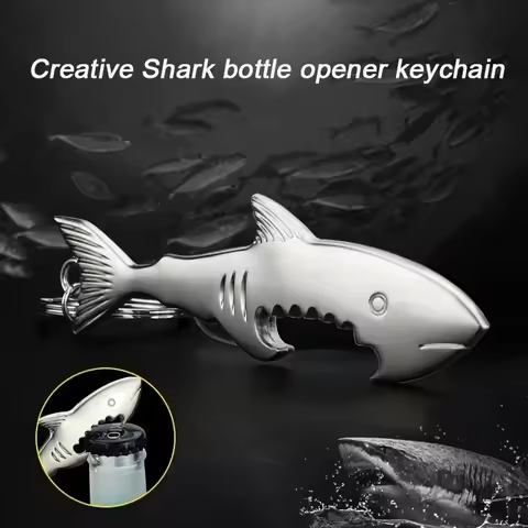 Shark Bottle Opener Keychain for Citroen Berlingo C1 C2 C3 C4 C4L C5 C6 C8 C-CROSSER DS spirit DS3 D