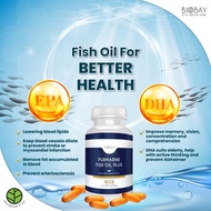 BIOBAY Purmarine Fish Oil Plus (60's Softgel) EPA+DHA Omega 3 Fish Oil | Eye Support Minyak Ikan Ome