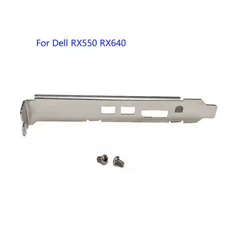 Full Height I/O Shield Bracket For Dell RX550 RX640 Graphics Card Backplate baffle with screws 12cm
