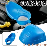 WATTLE Wiper Washer Fluid Cover, 6V0955485 Blue Wiper Washer Fluid Lid, Auto Exterior Parts Plastics Wiper Washer Fluid Cap for Audi For Volkswagens SKODA