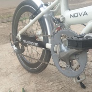 Downtube Nova sepeda lipat