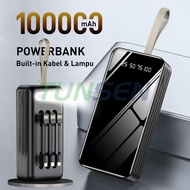 powerbankrobot1000000mah 150000mah 180000mah 4 kabel internal 4 port USB untuk pengisian daya cepat 