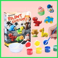 【SG Stock】Paint Gypsum children's DIY Activities coloring art 3D Toys painting children day gift goodie bag