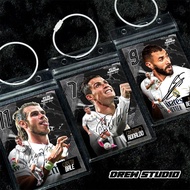 【ready stock】Drew studio皇马“BBC"c罗贝尔本泽马银河战舰自制球迷球星卡挂件 【Ready stock】Drew Studio Real Madrid "BBC" Crist