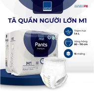 [Top Value] Abena Pants Premium M1 adult diaper Pants - Pack of 15 absorbent pads 1,800ml - Safe for