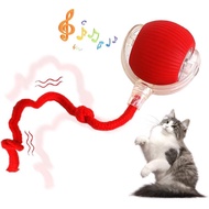 Mainan Bola Anjing Kucing Berguling Interaktif, Mainan Kucing Bergerak Automatik Pintar untuk Kucing