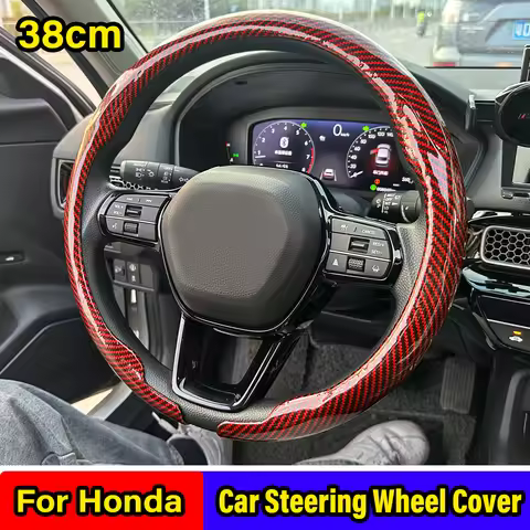 Car Steering Wheel Cover For Honda Civic 10th 11th Gen Accord F20 F22 CR-V HR-V Element Jazz FIT MK6