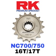 RK Sprocket Front Sprocket Honda NC700 16T 17T Premium Sprocket Depan NC 700 Accessories RK 520 XADV