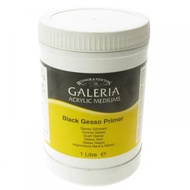 Black Gesso Primer 1 Litre For Winsor & Newton Galeria Acrylic 3054825