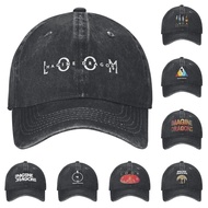 Retro Imagine Dragons Loom Album Men's Baseball Hat Snap on Hat Band Music Outdoor Adjustable Hat