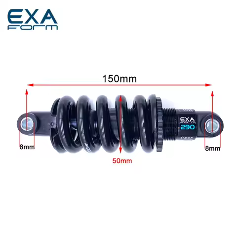 KS EXA Form 290 Bicycle Shock Absorber Rear Shocks 125 150 165 190mm for Downhill CX MTB Moutain Bik