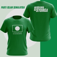 Ready Stock BAJU PAS PARTI ISLAM SEMALAYSIA MURAH PREMIUM PRU 15