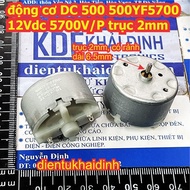 2 DC motor 500 motor SRF-500 12560 RK-500CA 22160 5V 3100V/P 6V 8400V/P RK-500TB 13500 12V 2mm shaft
