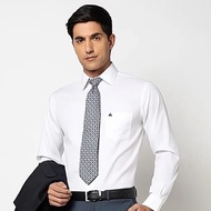 100% Original Brooks Brothers White Men Shirt Business Casual Embroidered Long Sleeve Shirt Baju Lel