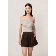 Everyday Highwaist Shorts V3 in Espresso Brown