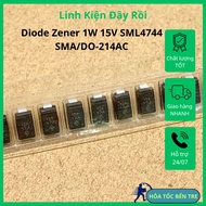 10pcs Zener diode 1W 12V 15V SML4744 SML4742 SMA/DO-214AC