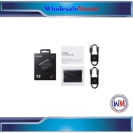 SAMSUNG T9 2TB USB 3.2 GEN 2X2 PORTABLE EXTERNAL SSD [BLACK]