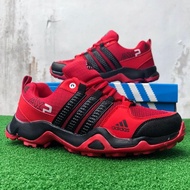 100% Original ⛕Men's Adidas Ax2 RedBlack Sneakers Shoes Kasut Sukan Lelaki, Men Hiking Sport Shoes - 41-45 EURO