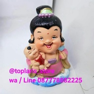 Patung Dewi Kwan Im Gendong Anak Mini