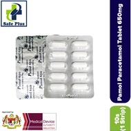 Paracetamol 650mg Pamol / Actimol Tablet 10s(1 Strip)