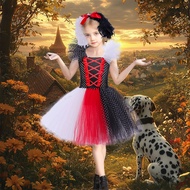 Children's Dalmatian Dog Dress Dog Dress Princess Dress Children's Animal Costume Show Halloween Cos