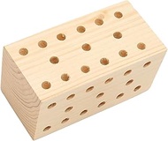 Bird Chew Toy, Environmental Protection Pine Puzzle Block Toys Develop Bird Intelligence for Home Garden (Short Length)