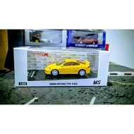 Diecast MS Model Honda Integra Type R DC5 Yellow Seal
