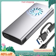 NVMe Enclosure SSD M.2 Adapter, M.2 Enclosure SSD NVMe to USB C 3.2 Gen 2 10Gbps NVMe Adapter Fit fo