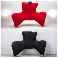 Back Rest Pillow 100% polyester/ 3d fibrefill/ 1700 grams/ 18"x 19" height.