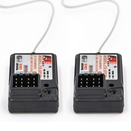 2Pcs Flysky FS-GR3E AFHDS 2.4G 3CH Receiver for FS-GT2 FS-GT2B FS-GT3B FS-GT3C FS-IT4S RC Car Boat