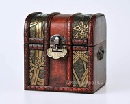 Elven Chest (Growth) Lockable Wood Deck and Counter Box Trading Cards MTG Magic FaB TCG YGO PTCG EDH