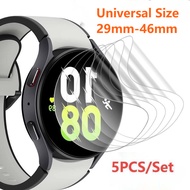 5PCS/Set Round TPU Soft Clear Film Watch Screen Protector 30mm 31mm 32mm 33mm 34mm 35mm 36mm 37mm 38