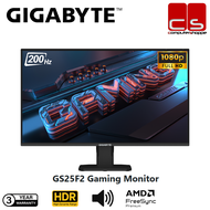 GIGABYTE GS25F2 24.5 IPS/ FHD 200HZ /1MS/ FREESYNC /BUILT-IN SPEAKER/HDMI+DP/ GAMING MONITOR