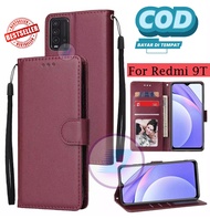 XIAOMI REDMI 9T FLIP LEATHER CASE PREMIUM-FLIP WALLET CASE KULIT