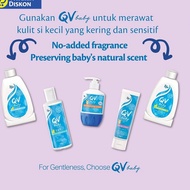 (Best) Qv BABY GENTLE WASH 250G BPOM | Cleans Baby Body And Hair. Bath Soap