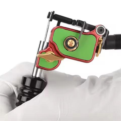 ABIT Portable Rotary Tattoo Machine Aluminum Alloy Lined Shader Integrated Machine Body Art Tool Tat