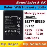 Bateri Mifi Huawei Vodafone Bolt+ R216 R218 R219 E5 HB5F2H E5330 WIFI Bolt HotSpot HB4F1 HB5F2H