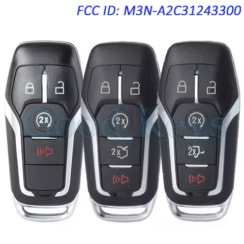 M3N-A2C31243300 Remote Key Fob for Ford Fusion Edge Explorer Mustang F-150 F-250 for Lincoln MKC MKX