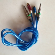 RCA TO AKAI MIC JEK MIC TO JEK RCA 1 METER PAIR