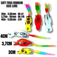 SOFT FROG MINNOW 3 CM, 3.7 CM AND 4 CM ASIS LURE SOFT PLASTIC LURE