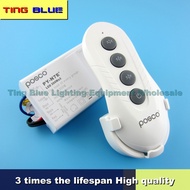 Posco Three-Channel Remote Control Two Sets Remote Control Switch LED Light Living Room Chandelier Vacation Hotel Lobby Lighting Controller Super Powerful 3 Times Longer Life PY-N7