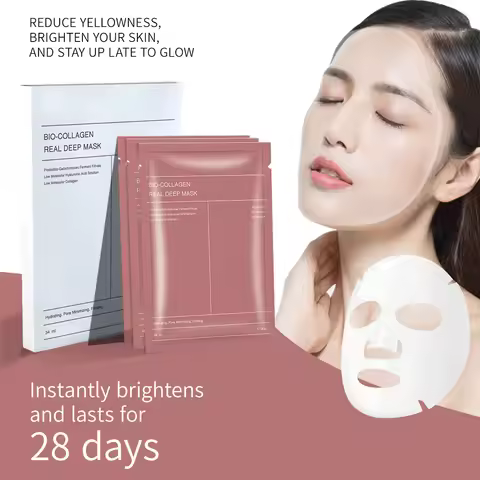 Deep Collagen Anti Wrinkle Lifting Mask Collagen Face Mask Overnight, Deep Collagen Mask for Lifting