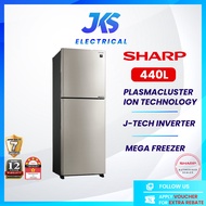 SHARP 280L/320L/380L/410L/440L J-TECH INVERTER 2 Door Fridge 冰箱 | 5 Stars Energy Saving | AG+ Nano Deodorizer |
