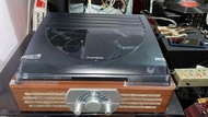 Thomson Retro 3 Speed Turntable with AM FM Radio and Built in Speaker 黑膠唱盤 內置 AM FM 收音機和喇叭