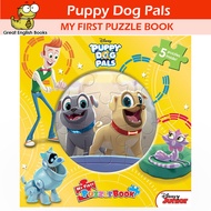 *Original* Storybook + 5 Types Of Jigsaw DISNEY JR. PUPPY DOG PALS MY FIRST PUZZLE BOOK Board