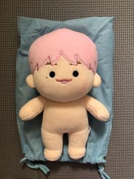 [全新] Kang Daniel 姜丹尼爾 danielchu 20cm  粉紅色 韓國 娃 公仔 棉花娃娃 兔仔 娃衣
