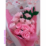 Bouquet Flanel / Bucket Flanel Roses / Buket Bunga Mawar Big