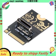 2230 NVMe M.2 Male to Oculink SFF-8612 SFF-8611 PCI-E4.0 67 Pin Female Vertical Host Adapter for NVM